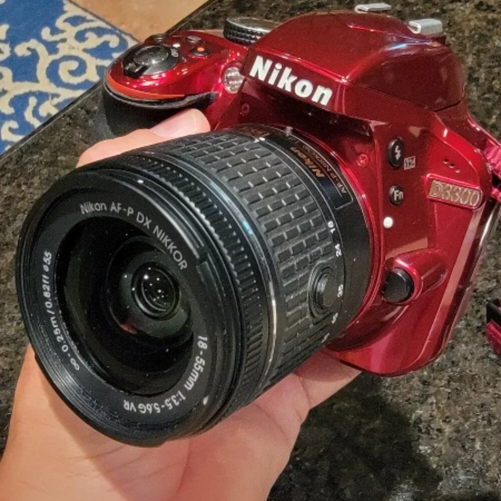 Nikon D3300 24.2 MP CMOs Digital SLR & Nikon 18-55mm Lens